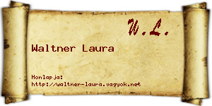 Waltner Laura névjegykártya